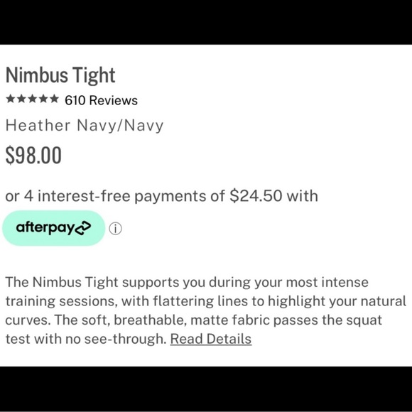 NWOT! Hylete Nimbus Tights Leggings - Picture 10 of 10